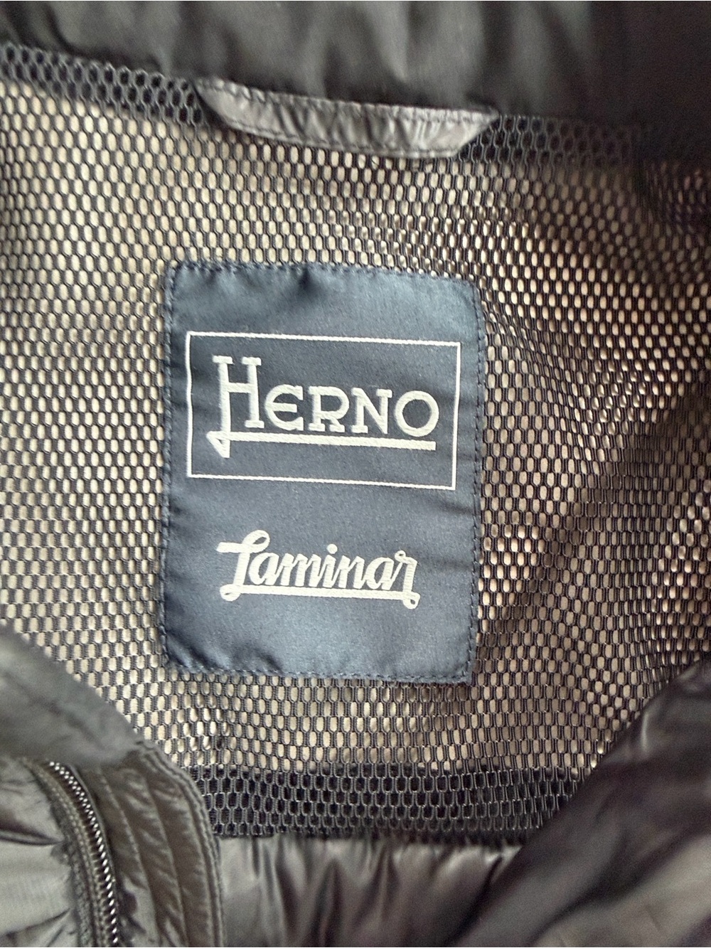 Herno Black Quilted-Front Windbreaker Jacket - Picture 2 of 5
